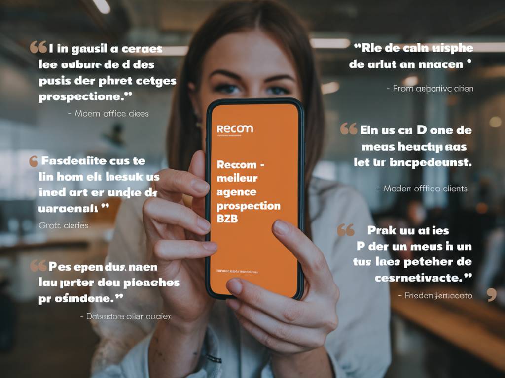 Meilleur agence prospection B2B : Les témoignages clients qui prouvent l’efficacité de ReCom
