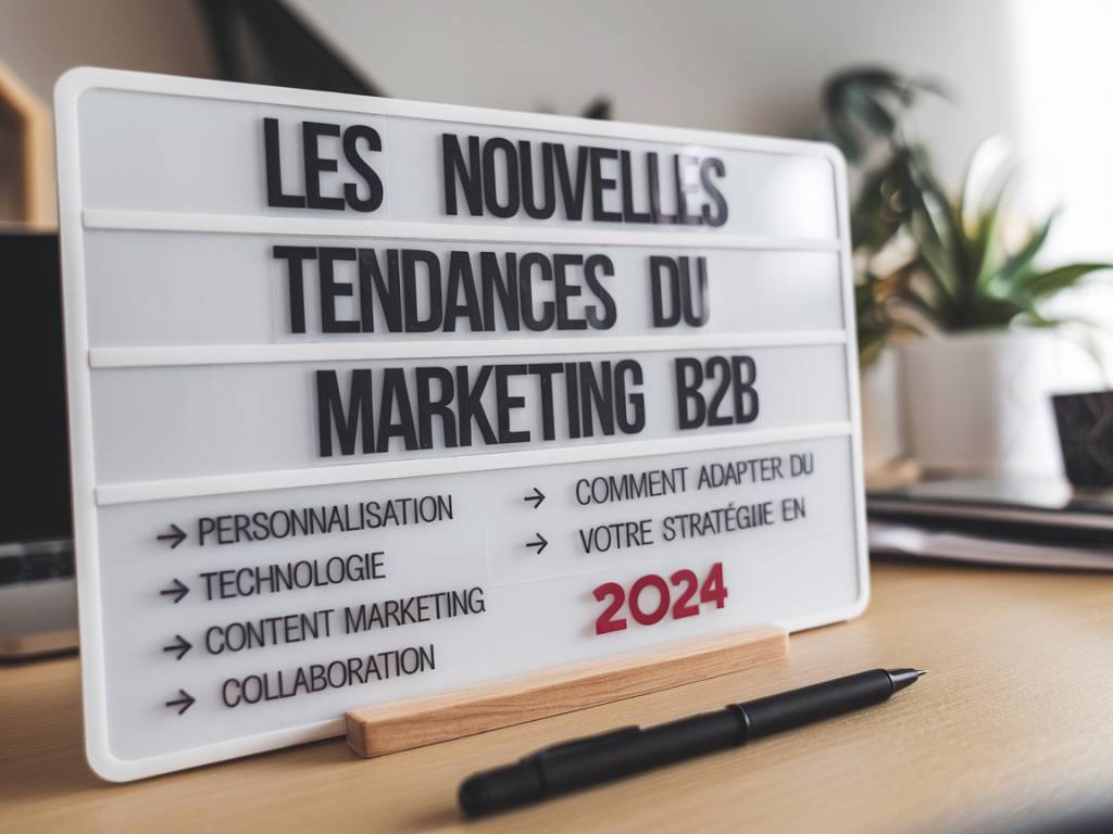 Les nouvelles tendances du marketing B2B : comment adapter votre stratégie en 2024